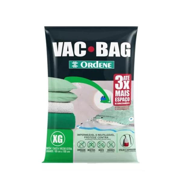 Imagem de Saco Plastico Vac Bag Extra Grande 80X100CM