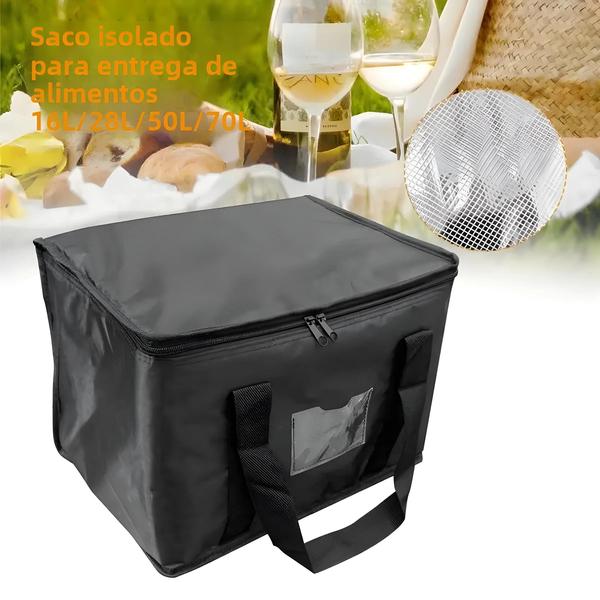 Imagem de Saco Térmico Isolado Grande 70L - Portátil para Piquenique e Acampamento