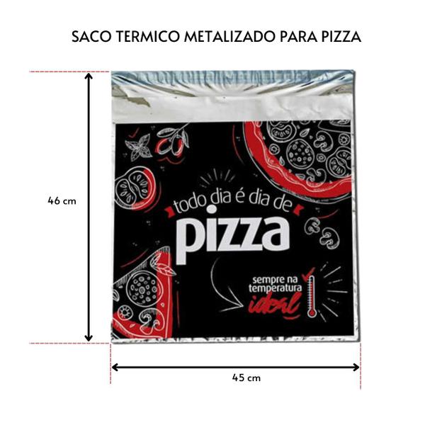 Imagem de Saco Térmico Metalizado para Pizza 200 Unidades