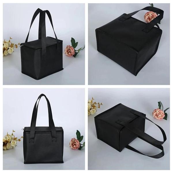 Saco Térmico para Almoço - Portátil, Dobrável e Isolado Imagem de Saco Térmico para Almoço - Portátil, Dobrável e Isolado