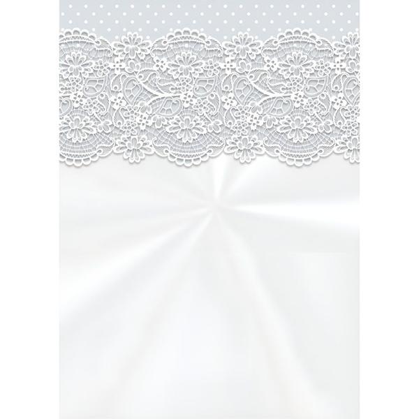 Imagem de Saco Transparente Decorativo - Renda Branco - 50 unidades - Cromus - Rizzo