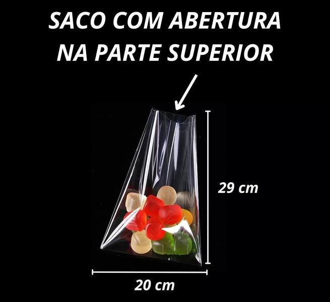 Imagem de Saco Transparente (Medidas: 20 CM X 29 CM) - Contém100Unidades