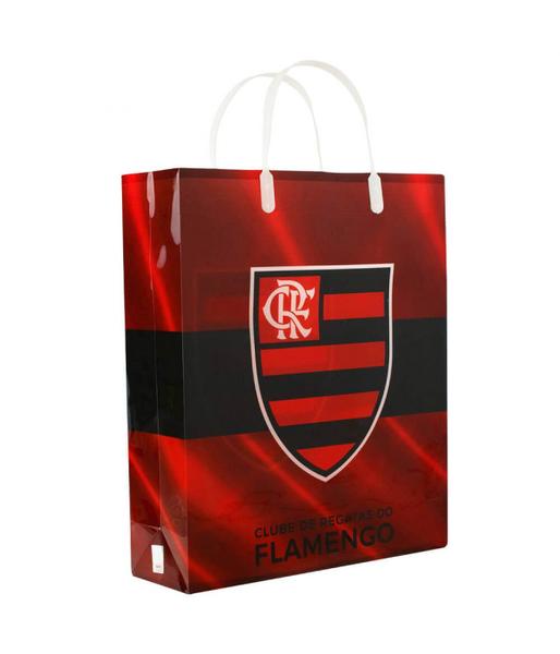 Imagem de Sacola De Presentes Cores Time 33x9x27cm Flamengo