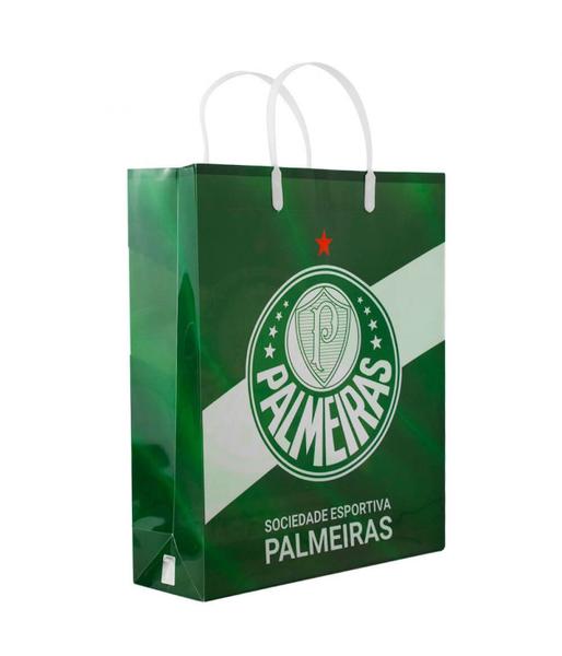 Imagem de Sacola De Presentes Cores Time 33x9x27cm Palmeiras