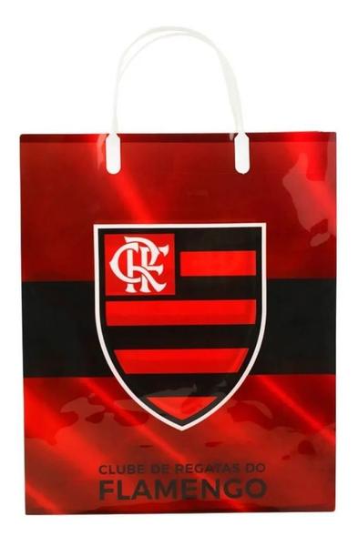 Imagem de Sacola De Presentes Escudo Time 33x9x27cm - Flamengo