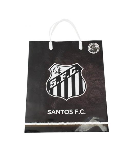 Imagem de Sacola De Presentes Escudo Time 33x9x27cm - Santos