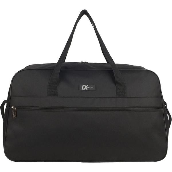 Imagem de Sacola de viagem polo king grande 1bolso preto luxcel unidade