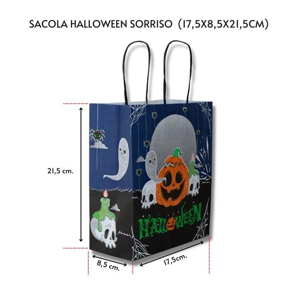 Imagem de Sacola halloween sorisso (17,5x8,5x21,5cm.) c/ 100 un.