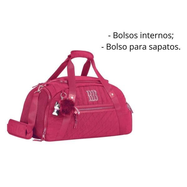 Imagem de Sacola Meia Viagem Pink Bolsa Feminina Rebecca Bonbon