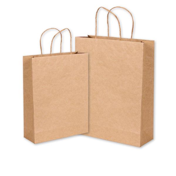 Sacola Papel Kraft Alça M 23x30x10cm 50und - Online Embalagens Imagem de Sacola Papel Kraft Alça M 23x30x10cm 50und
