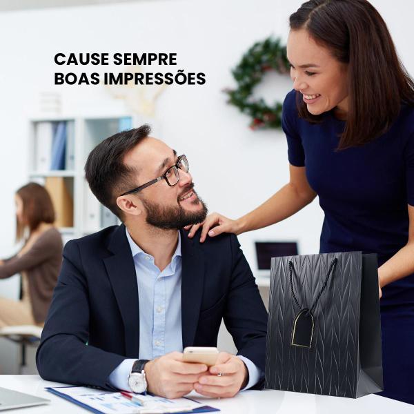 Imagem de Sacola Papel Presente Lembrancinhas Estampada Pequena 10 Un