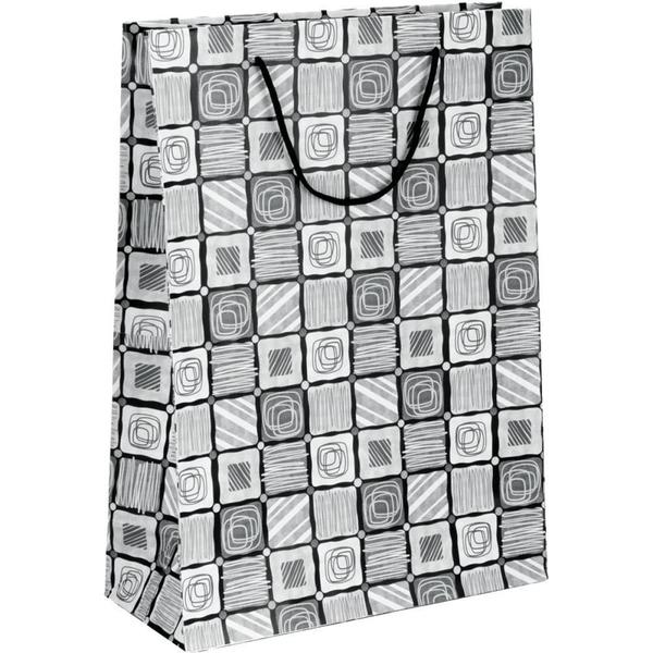 Sacola para Presente Decorada MASCULINA/NEUTRA MD 27X21X10CM - Cristina Imagem de Sacola para Presente Decorada MASCULINA/NEUTRA MD 27X21X10CM