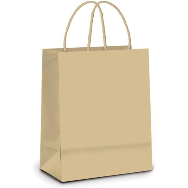 Sacola para Presente KRAFT G 32X26,5X13CM. - Packpel Imagem de Sacola para Presente KRAFT G 32X26,5X13CM.