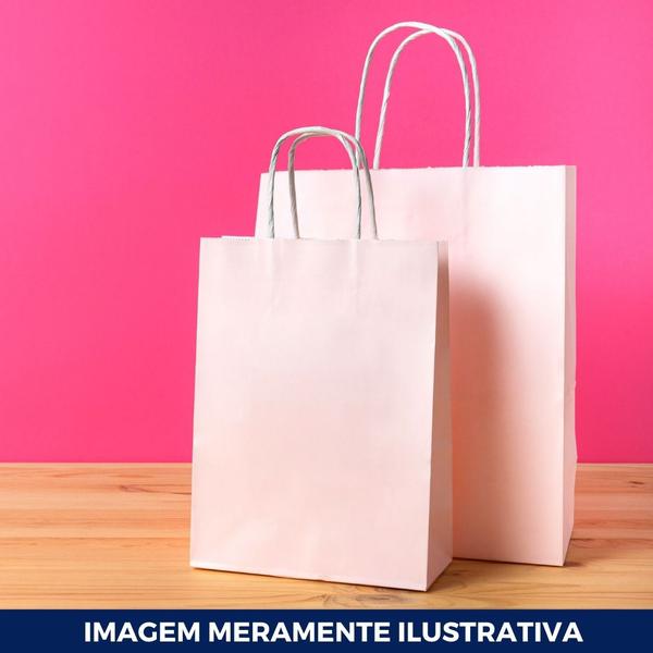 Sacola para presente kraft rosa bebe 17,5x8,0x21,5 c/ 10 un. - TAMAROZZI Imagem de Sacola para presente kraft rosa bebe 17,5x8,0x21,5 c/ 10 un.