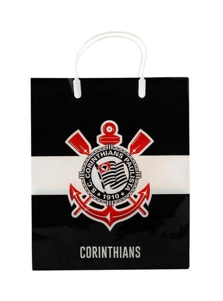 Imagem de Sacola Para Presentes Corinthians 33x27cm - Minas de Presentes