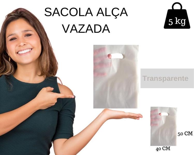 Imagem de Sacola Plástica Boca de Palhaço - Atacado - 5kg