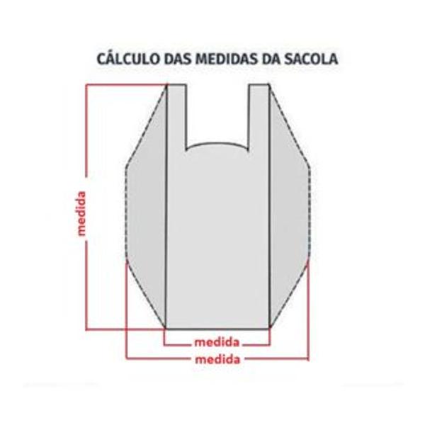 Imagem de Sacola Plástica Branca 29x39 Pequena com 1.000 unidades