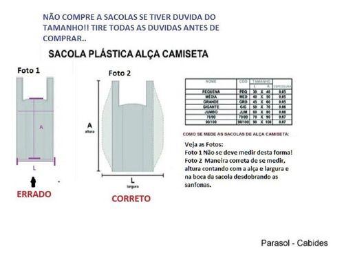 Imagem de Sacola Plastica Reciclada Recuperada Reforçada  5 Kg Variada