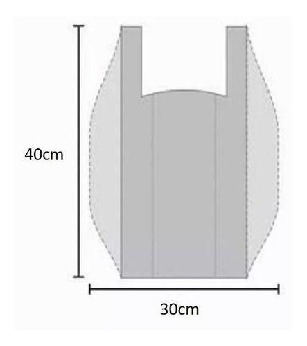 Imagem de Sacola Plastica Reciclada Reforçada 3 Kg Da 40x50