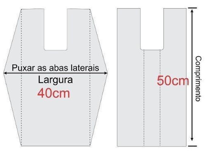 Imagem de Sacola Plástica Supermercado Preta 40X50Cm Rioplastic C/1000