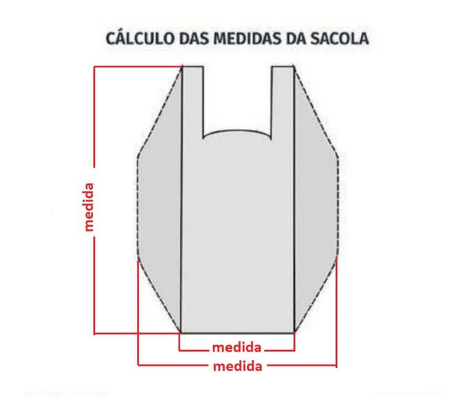 Imagem de Sacola Plástica Virgem 30x40 Espessura Fina com 1.000 unidades