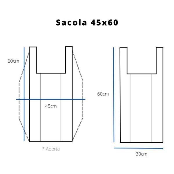 Imagem de Sacola Reciclada Branca Pc C/4Kg