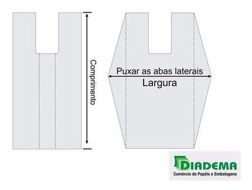 Imagem de Sacola Reciclada Verde 45 Cm X 60 Cm Pacote Com 5kg 400 Und