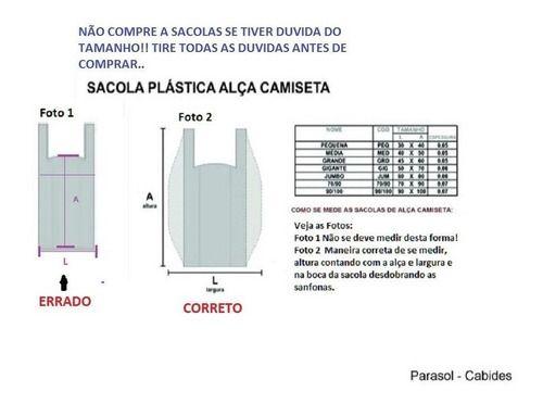 Imagem de Sacolas Plasticas Reciclada Reforçadas 30x40 A 90x100  1kg