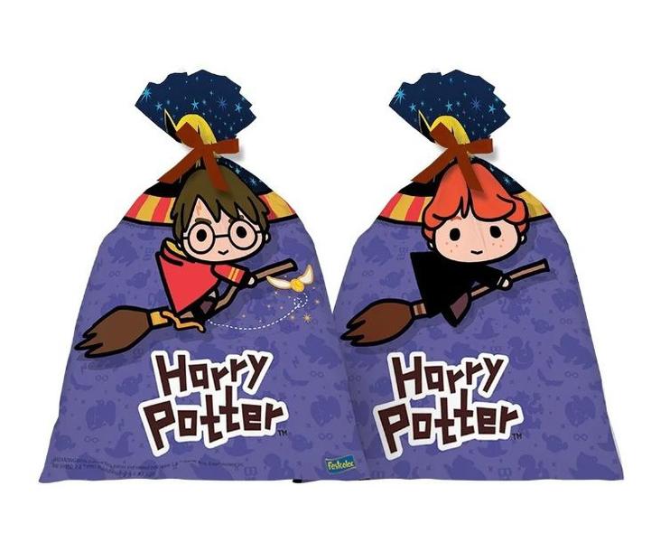 Imagem de Sacolinhas Plásticas + Lembrancinhas Harry Potter Kids 48pçs