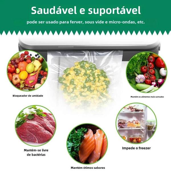 Imagem de Sacos a Vácuo Sous Vide 300cm - Para Máquina Seladora de Alimentos