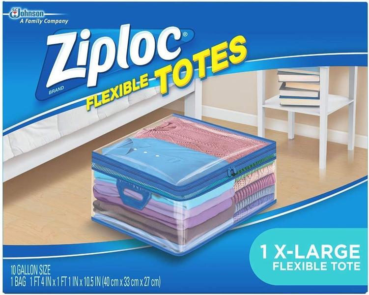 Imagem de Sacos de armazenamento Ziploc Flexible XL - pacote com 2