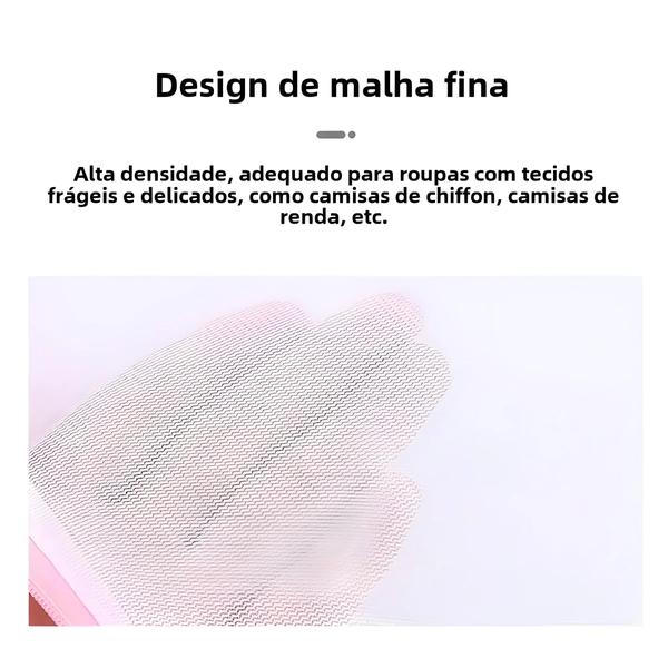 Imagem de Sacos De Malha Transparente Para Lavanderia, 2 Peças/7 Peças, 6 Tamanhos, Com Zíper, Reutilizáveis,