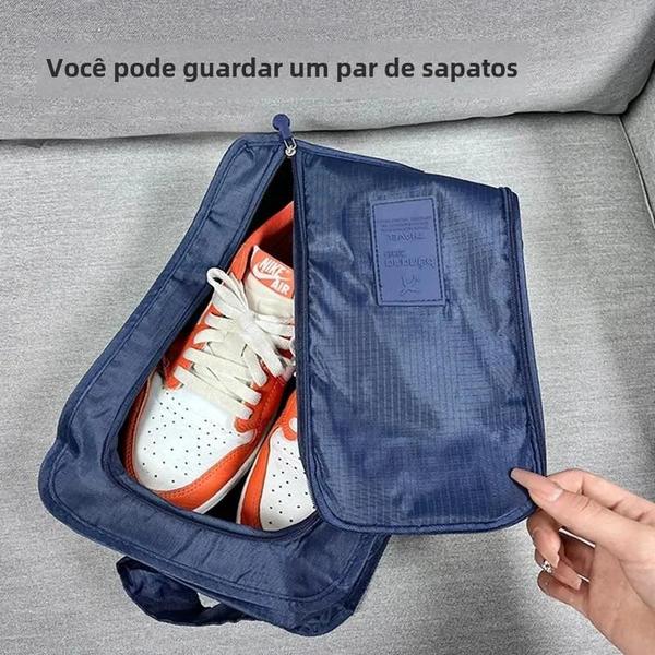 Imagem de Sacos de Sapato Portáteis à Prova d'Água e Dobráveis - Organizador para Viagem