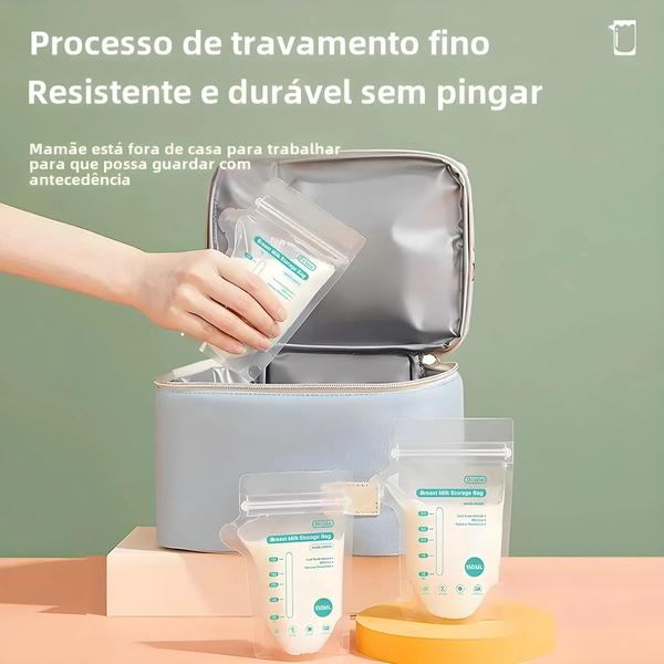 Imagem de Sacos Descartáveis para Armazenamento de Leite Materno (150/250ml - 30 Unidades)