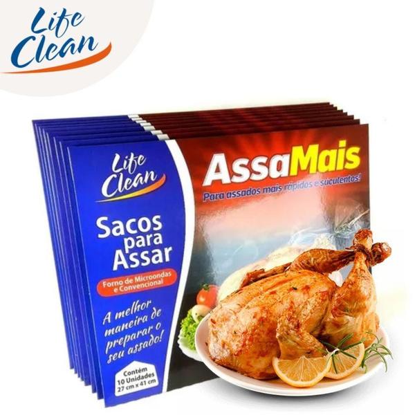 Imagem de Sacos Especiais Para Assar Aves, Peixes - 50 Sacos Grandes