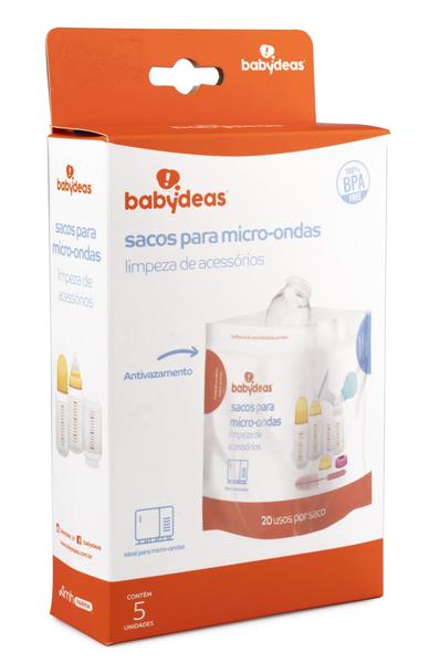 Imagem de Sacos Esterilizadores Acessórios Para Micro-Ondas Babydeas