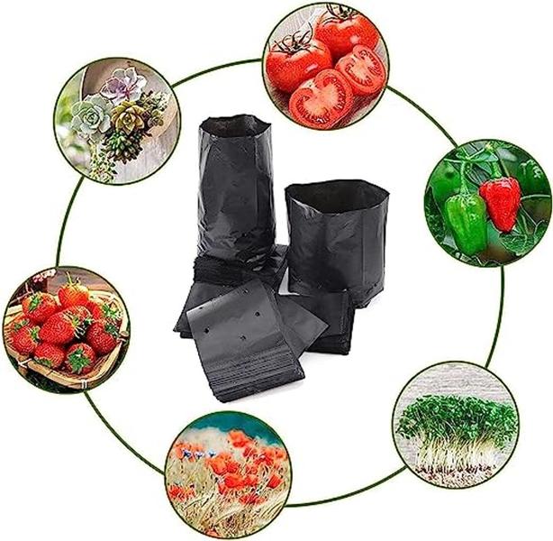 Imagem de Sacos para plantas, Bolsas para Cultivo de Plantas, Saco Plástico Mudas, Tamanhos Variados - SV PRO