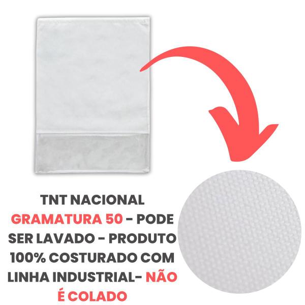 Imagem de Sacos Para Sapatos e Roupas de Tnt Com Visor 06un