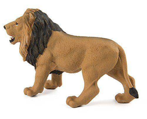 Imagem de Safari Ltd. Wildlife  Leão  Modelo de Estatueta de Brinquedo Pintado à Mão Realista  Construção de Qualidade a partir de Materiais Livres de Ftalato, Chumbo e BPA  Para idades 3 e up