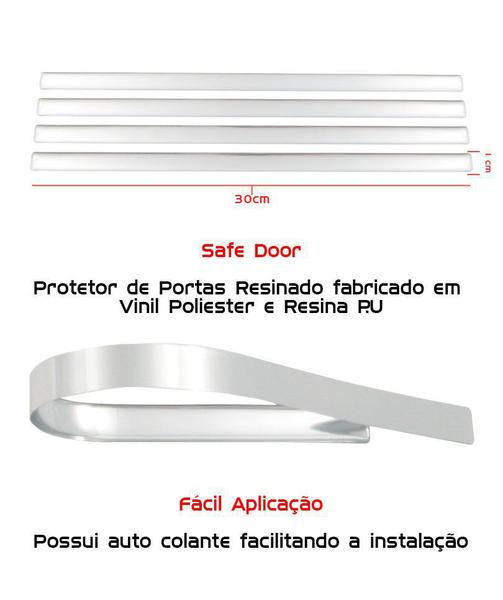 Imagem de Safe Door - Protetor De Porta Cromado Universal