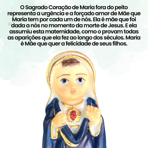 Imagem de Sagrado coração de maria 9x4 cm ref 10023