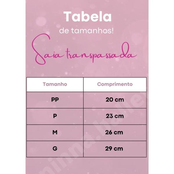 Imagem de Saia Ballet Transpassada Saia Bailarina Uniforme Ballet Jazz Dança Infantil Adulto Rosa Preto