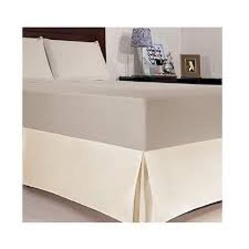 Imagem de Saia Box Cama Solteiro Plus Com Pregas Branco