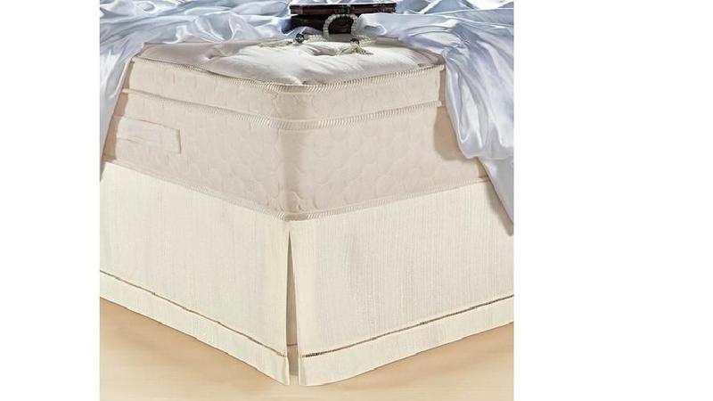 Imagem de Saia Box King Ponto Palito Protetor Lateral Cama Decoracao Preto Branco Palha Liso