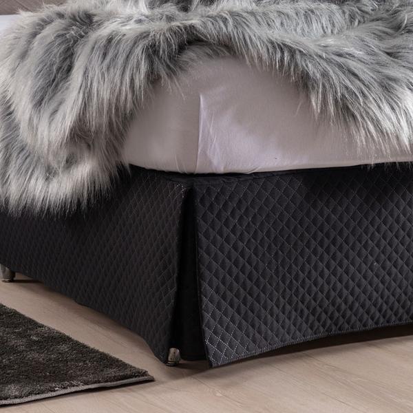 Saia Box Matelada Para Cama King Size Com Tampão Baú - Casa Pedro Imagem de Saia Box Matelada Para Cama King Size Com Tampão Baú