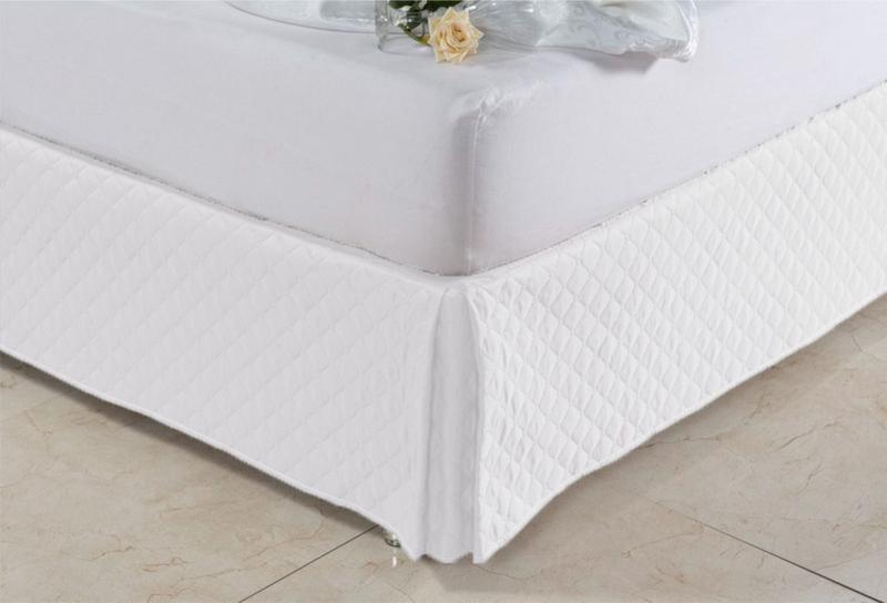 Imagem de Saia Box Matelasse Ultrassônico P/Cama de Casal Queen Tampão