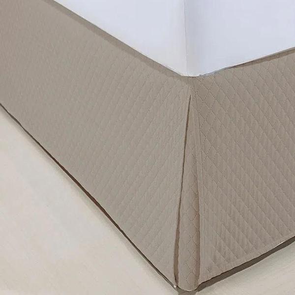 Saia Cama Box King Atenas Niitex Kaki - Niazitex Importacao E Exportacao De Tecidos L Imagem de Saia Cama Box King Atenas Niitex Kaki