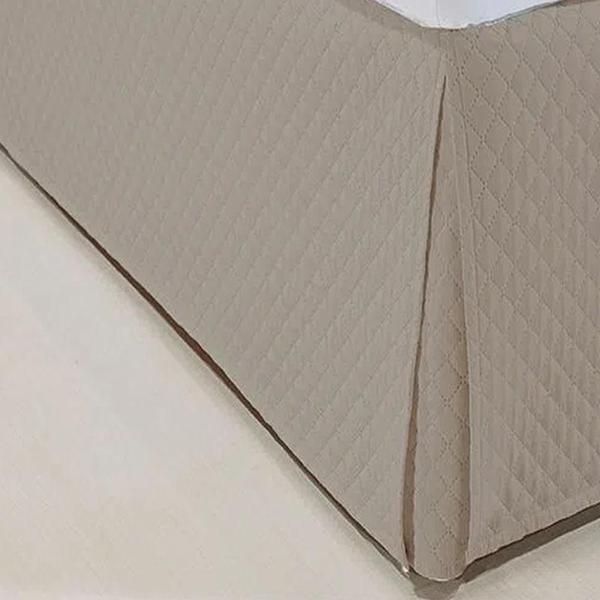Saia Cama Box King Atenas Niitex Kaki - Niazitex Importacao E Exportacao De Tecidos L Imagem de Saia Cama Box King Atenas Niitex Kaki