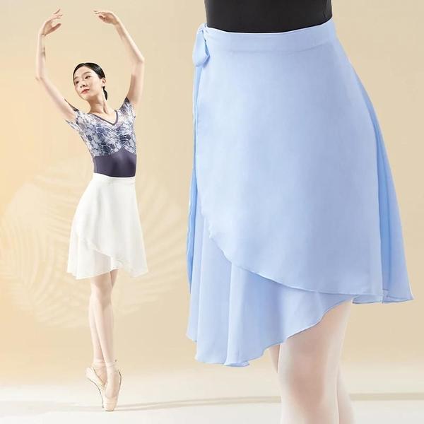 Imagem de Saia De Balé De Chiffon Longo Envoltório Feminino Com Cadarço Roupa De Dança Vestido De Bailarina