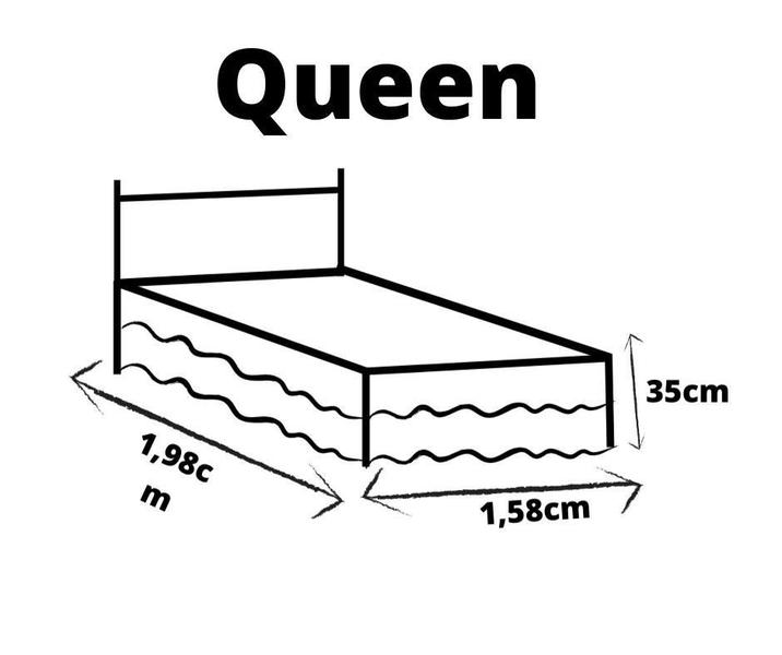 Imagem de Saia De Cama Box Matelada Queen